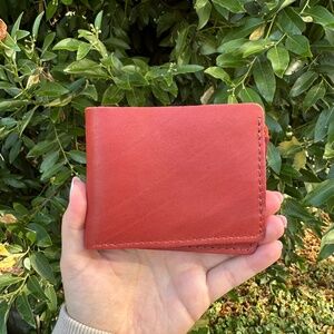 BNNU: Men's Bifold Wallet in Chili!!!! (Portland Leather Goods)
